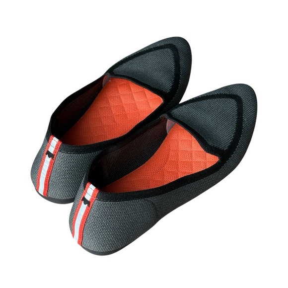 Judy + Birdies The Blackbird Heather Gray Knit Fabric Loafer Womens Size 6 - Picture 2 of 7